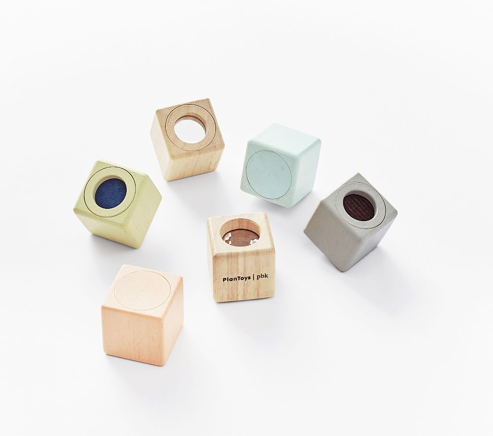Plan Toys x pbk Watercolour Sensory Blocks